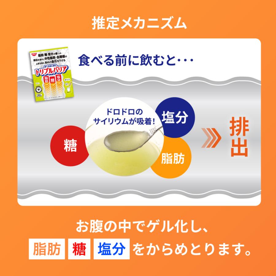 トリプルバリア 送料無料 サプリ 3箱 90本 3種アソート サイリウム
