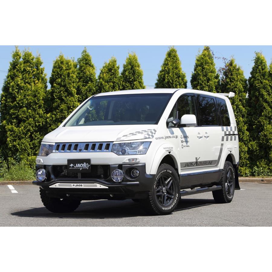 三菱（MITSUBISHI） JAOS（ジャオス） フロントスキッドバー ブラック
