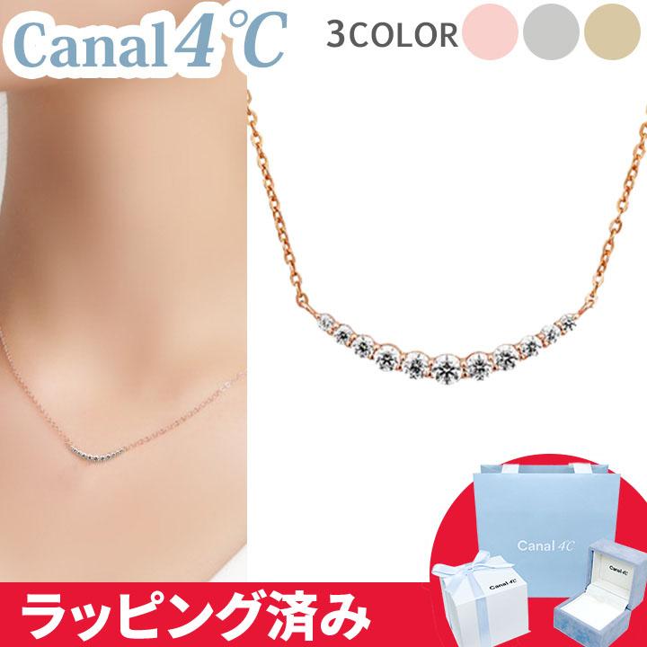 Canal4℃（カナルヨンドシー） リボン済&紙袋 カナル 4°c ネックレス