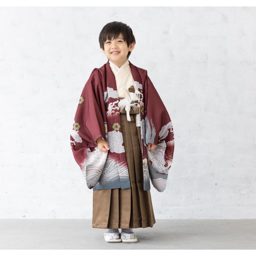 SOUBIEN（創美苑） 七五三 着物 5歳 販売 五歳 袴セット 羽織 半襦袢