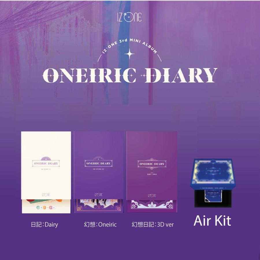 4種セット】【和訳選択】IZ*ONE ONEIRIC DIARY 幻想日記 3RD MINI