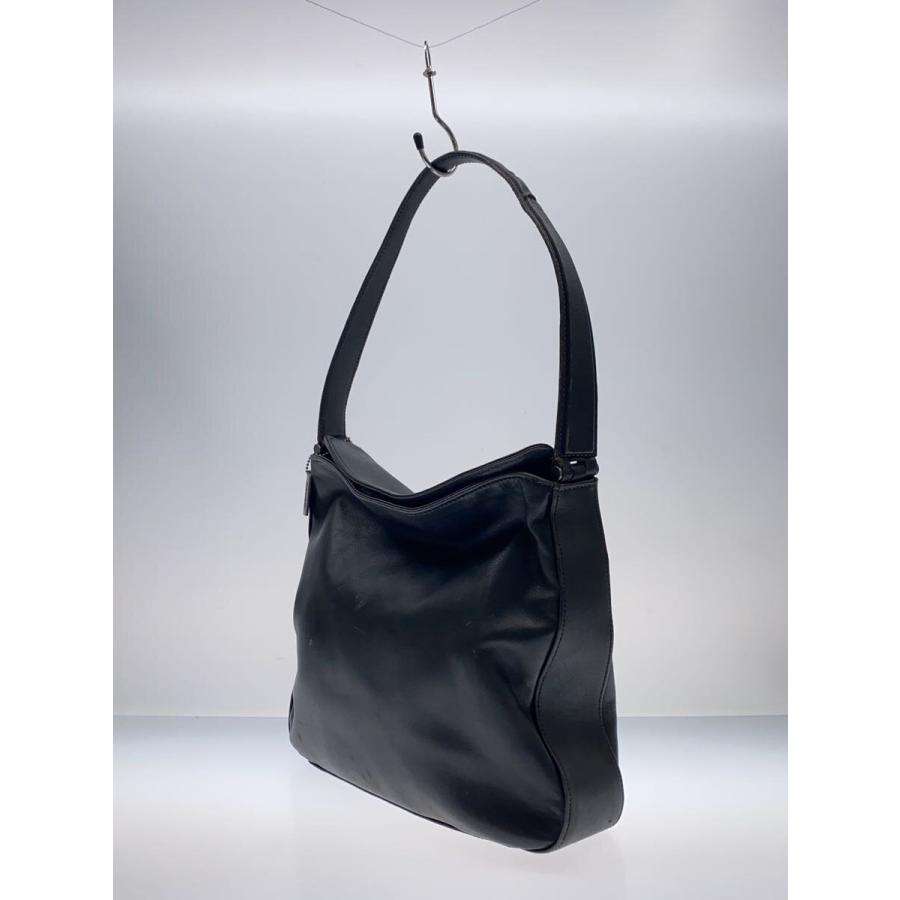 COACH◇オールドコーチ/ショルダーバッグ/レザー/BLK/9180