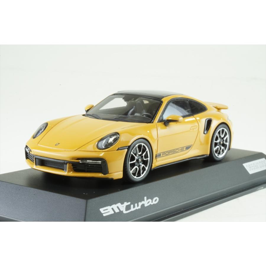 ディーラー別注 1/43 ポルシェ 911 ターボ 992 バハマイエロー 完成品