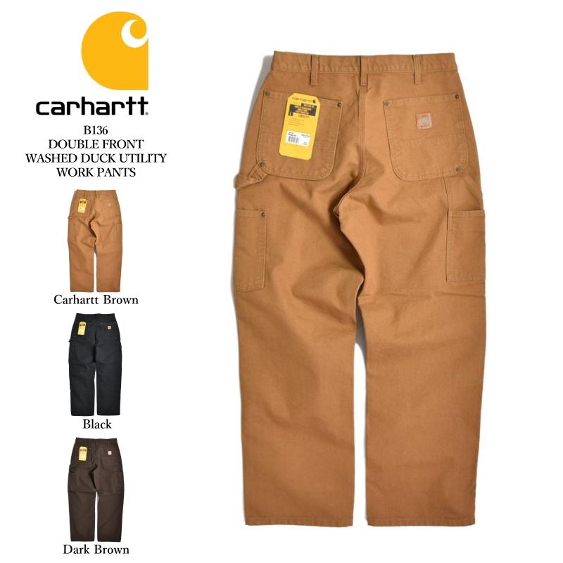 Carhartt（カーハート） B136 ダブルフロント ウォッシュド ダック