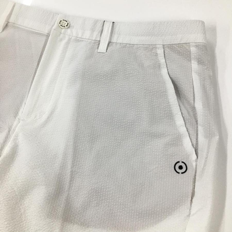 新品】ピン パンツ 白 サッカー生地 クロスムービング メンズ LL