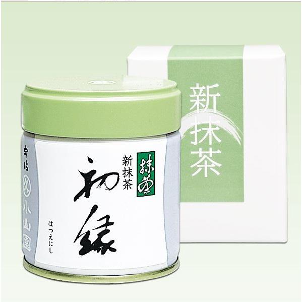 抹茶 宇治 丸久小山園 宇治新抹茶 初縁 40g 缶（はつえにし） 5月10日