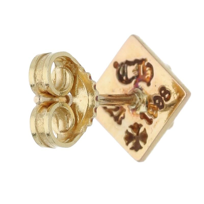 CHROME HEARTS（クロムハーツ） ピアス 22K STUD PYRAMID PLS DIA 22K