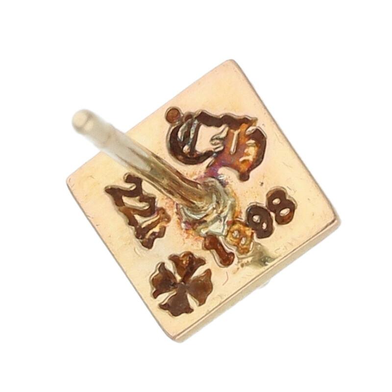 CHROME HEARTS（クロムハーツ） ピアス 22K STUD PYRAMID PLS DIA 22K
