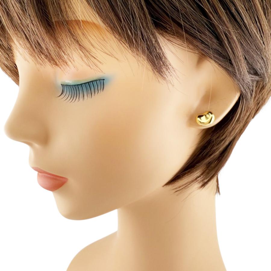 TIFFANY&Co.（ティファニー） ビーン ピアス 18金 K18イエローゴールド