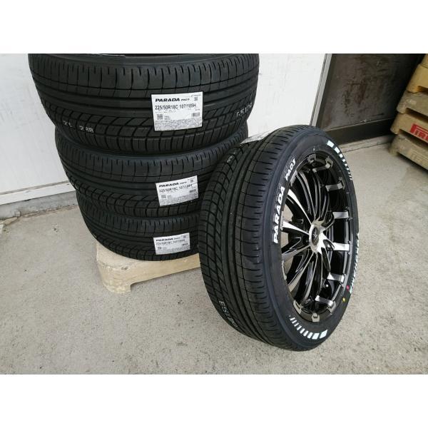 PARADA PA03 サマータイヤ ヨコハマ パラダ 225/50R18 ホワイトレター