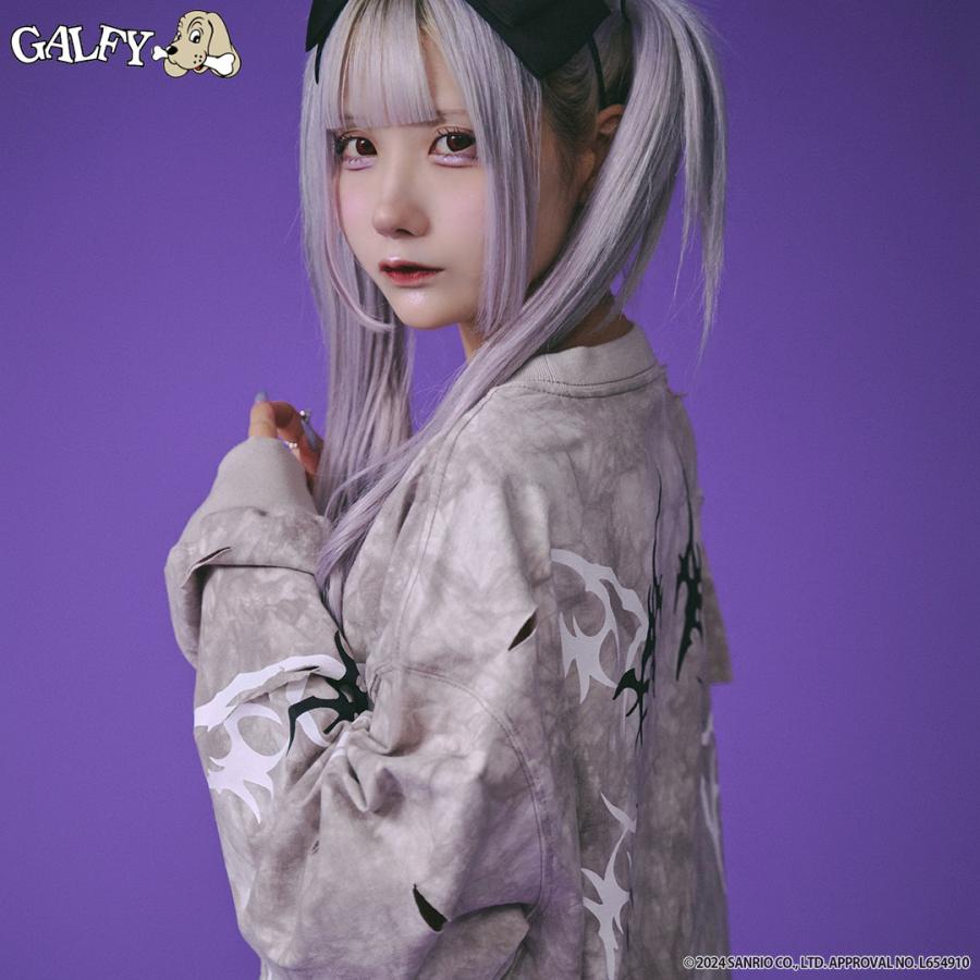 GALFY（ガルフィー） クロミ × コラボ イルガルフィームラ染めロンTee