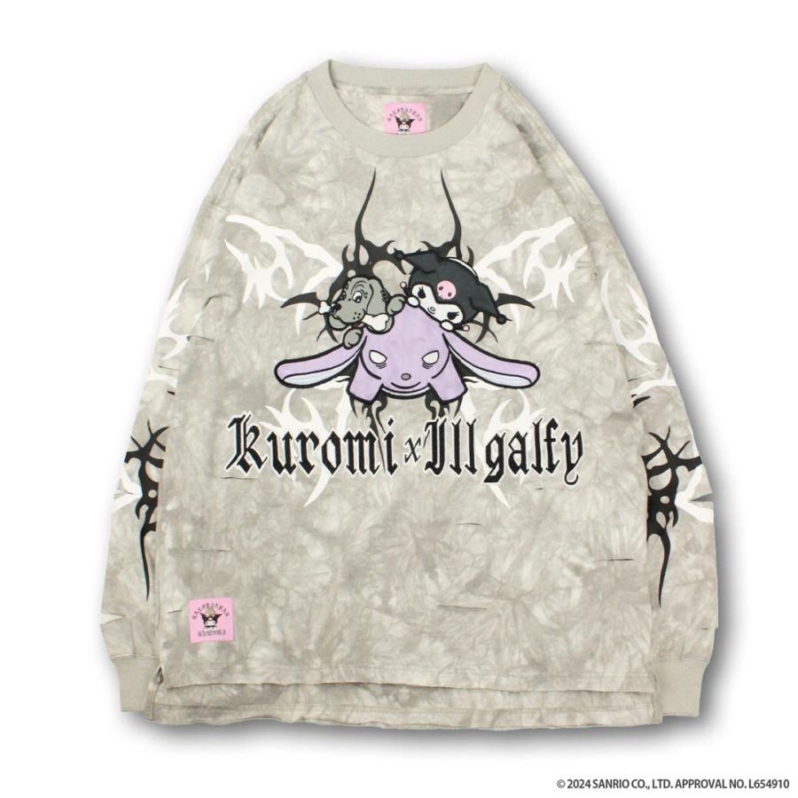 GALFY（ガルフィー） クロミ × コラボ イルガルフィームラ染めロンTee