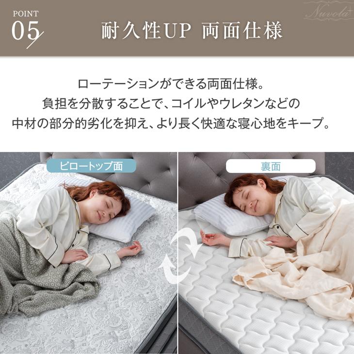 タンスのゲン 3日+5% マットレス ダブル 超極厚 35cm 高反発