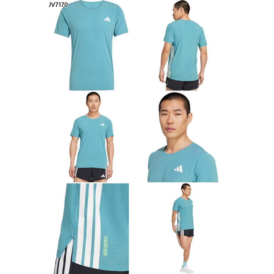 adidas（アディダス） メンズ アディゼロ ランニング半袖Tシャツ
