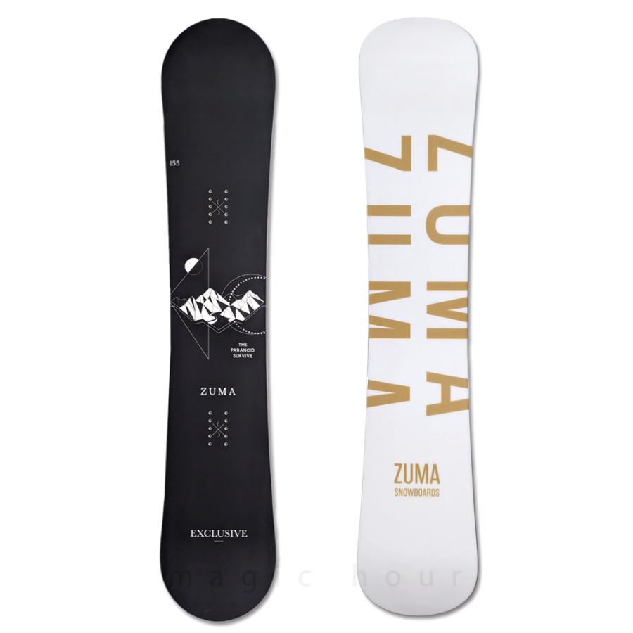 スノーボード 板 セット メンズ 2点 ZUMA ツマ EXCLUSIVE スノボー
