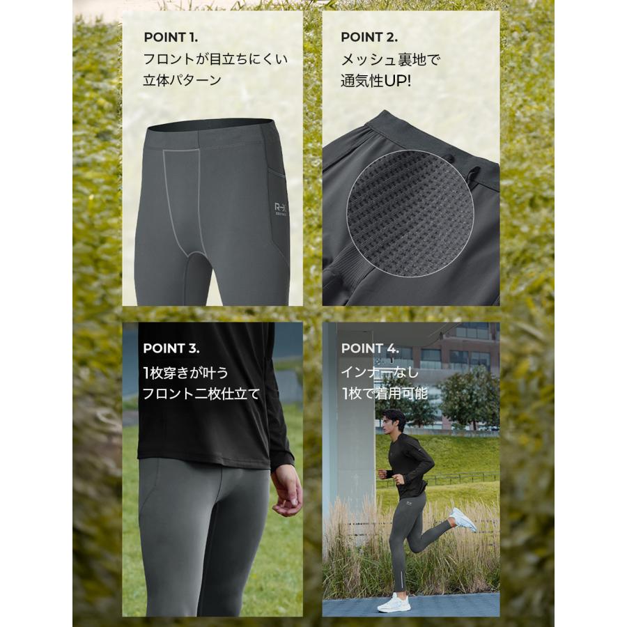 XEXYMIX スポーツ タイツ スパッツ レギンス メンズ スポーツウェア