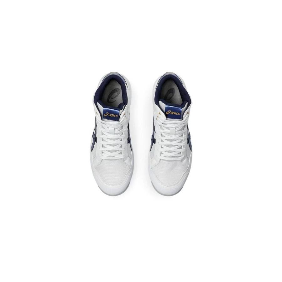 ウィンジョブ ASICS CP218 101 ホワイト×ピーコート アシックス ウィン