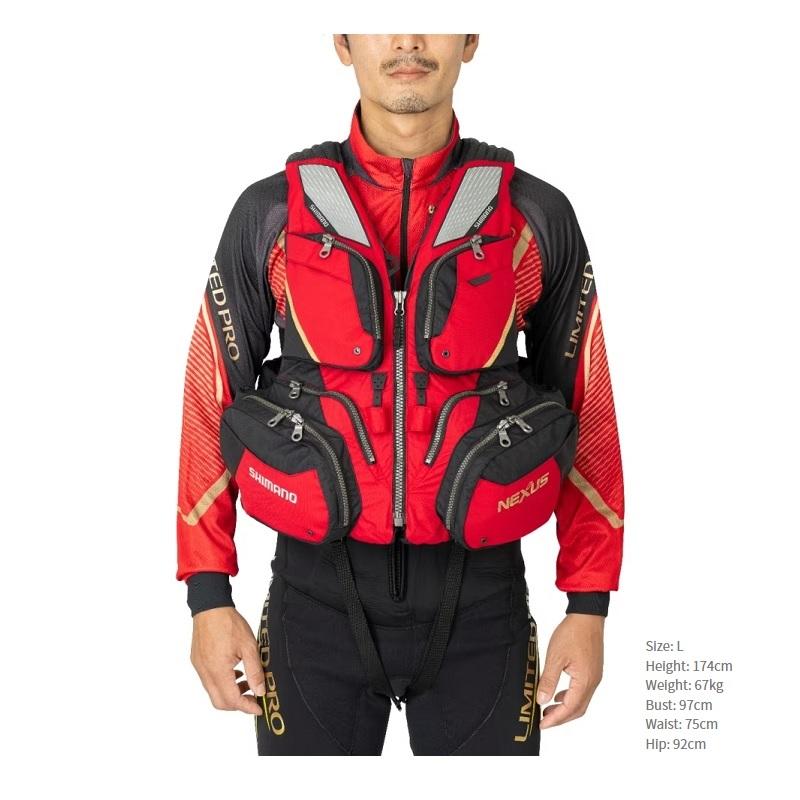 シマノ（SHIMANO） VF-120W ネクサス フローティングベスト L ブラック