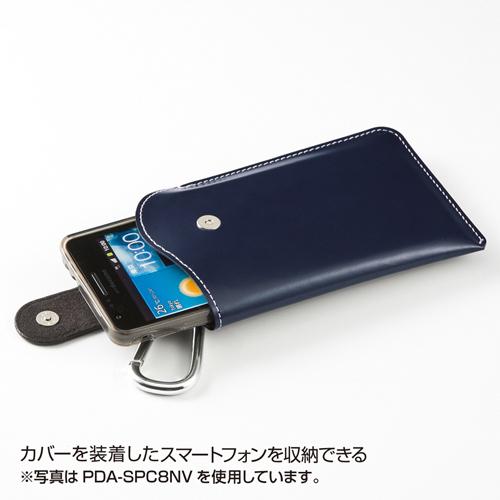 サンワサプライ 本革 スマートフォンケース レザーケース スマホケース
