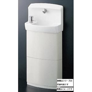 TOTO 手洗器 LSH50AB 壁掛手洗器角型(立水栓セット) ボトルトラップ 壁