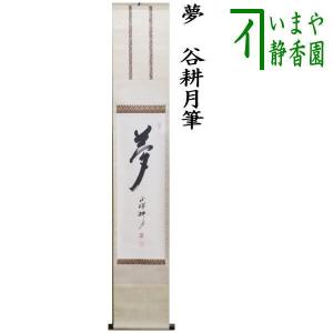 茶道具 掛軸 掛け軸 一行/太巻 平常心是道 立花大亀筆 通常より長めの