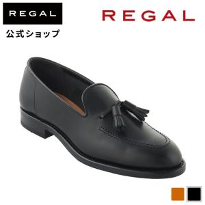 REGAL（リーガル） 公式 REGAL 02DR クォーターブローグ 革底 ブラック