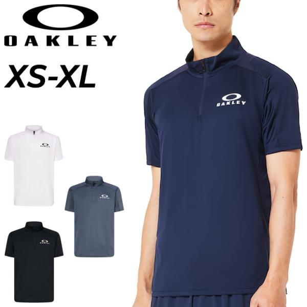 OAKLEY（オークリー） 半袖シャツ モックネック メンズ OAKLEY ENHANCE