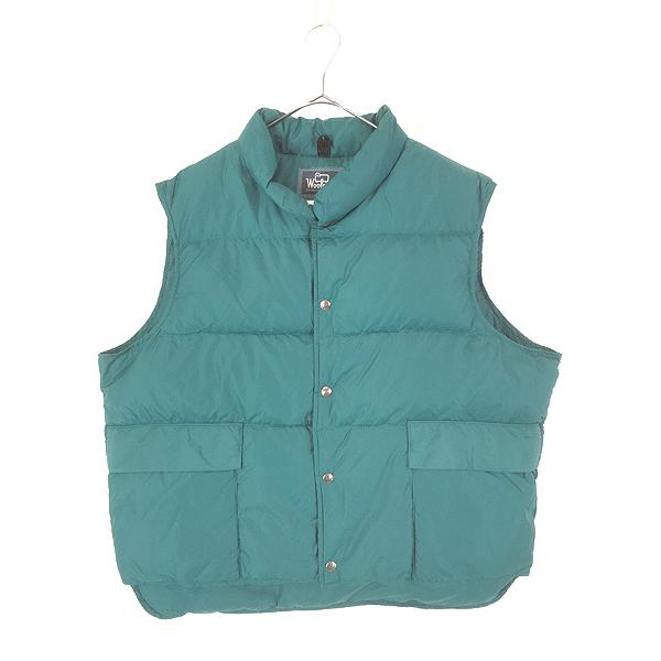 古着 90s USA製 WoolRich 軽量 100% ナイロン シェル グース ダウン