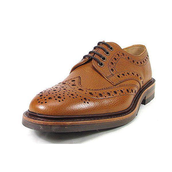 Loake（ローク） ウイングチップシューズ LOAKE OTTERBURN タン Made