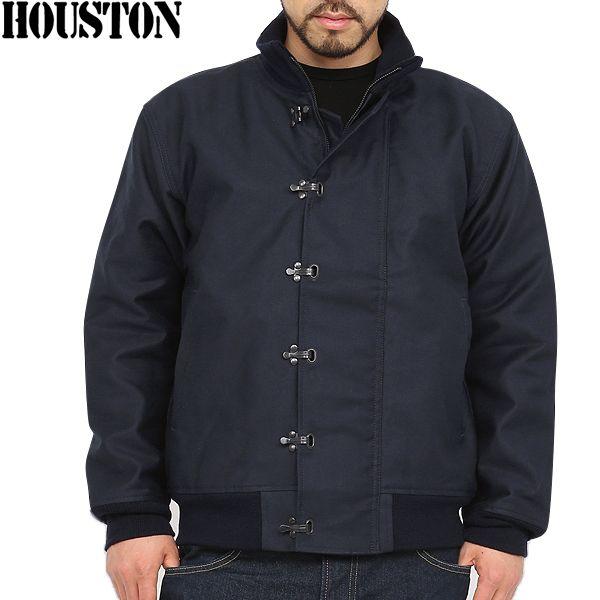 HOUSTON（ヒューストン） U.S.NAVY N-10デッキジャケット NAVY メンズ