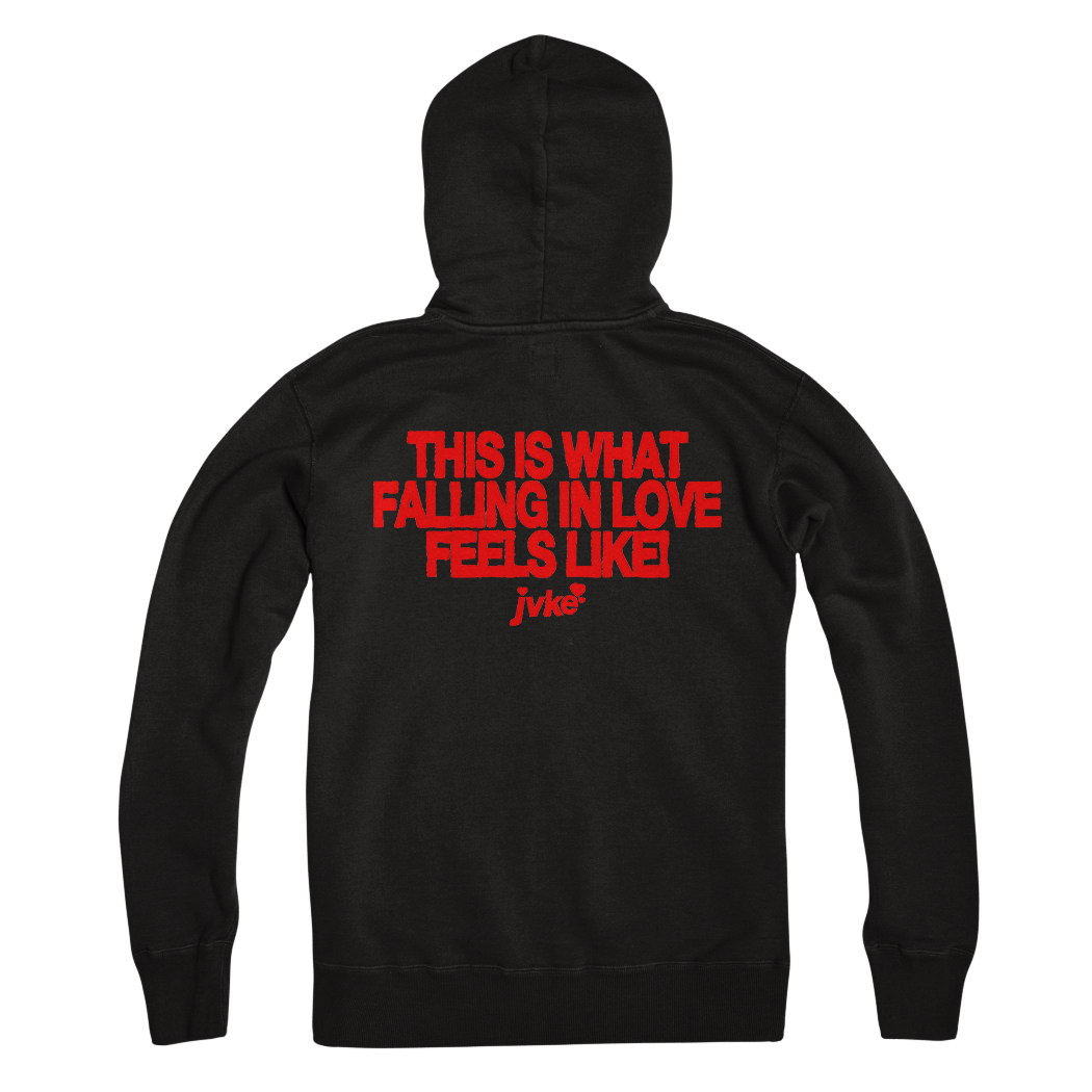 FALLING IN LOVE - BLACK PULLOVER – JVKE