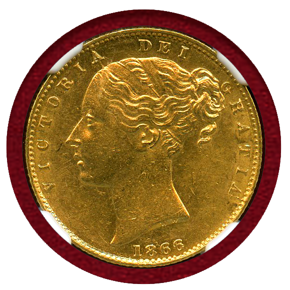 JCC | ジャパンコインキャビネット / イギリス 1866年 ソブリン 金貨