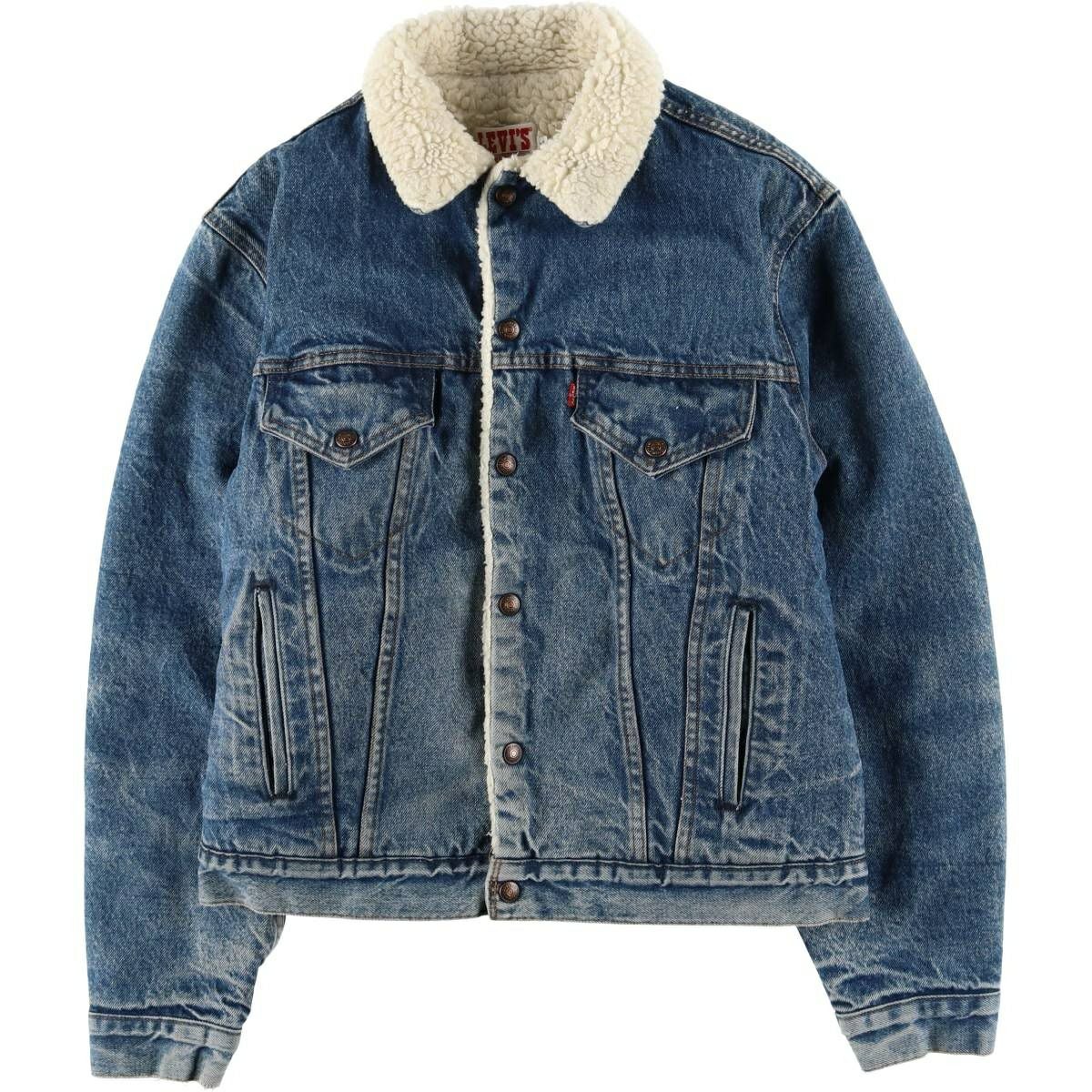 古着 90年代 リーバイス Levis AUTHENTIC デニムボアジャケット メンズ