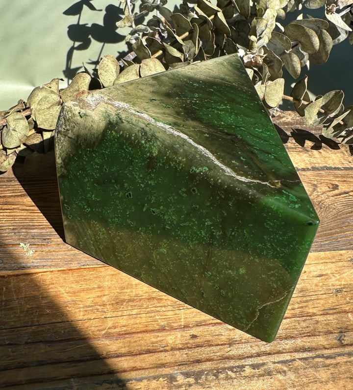 Polished Cassiar Jade Specimen, 3.2lbs – Jade Mine