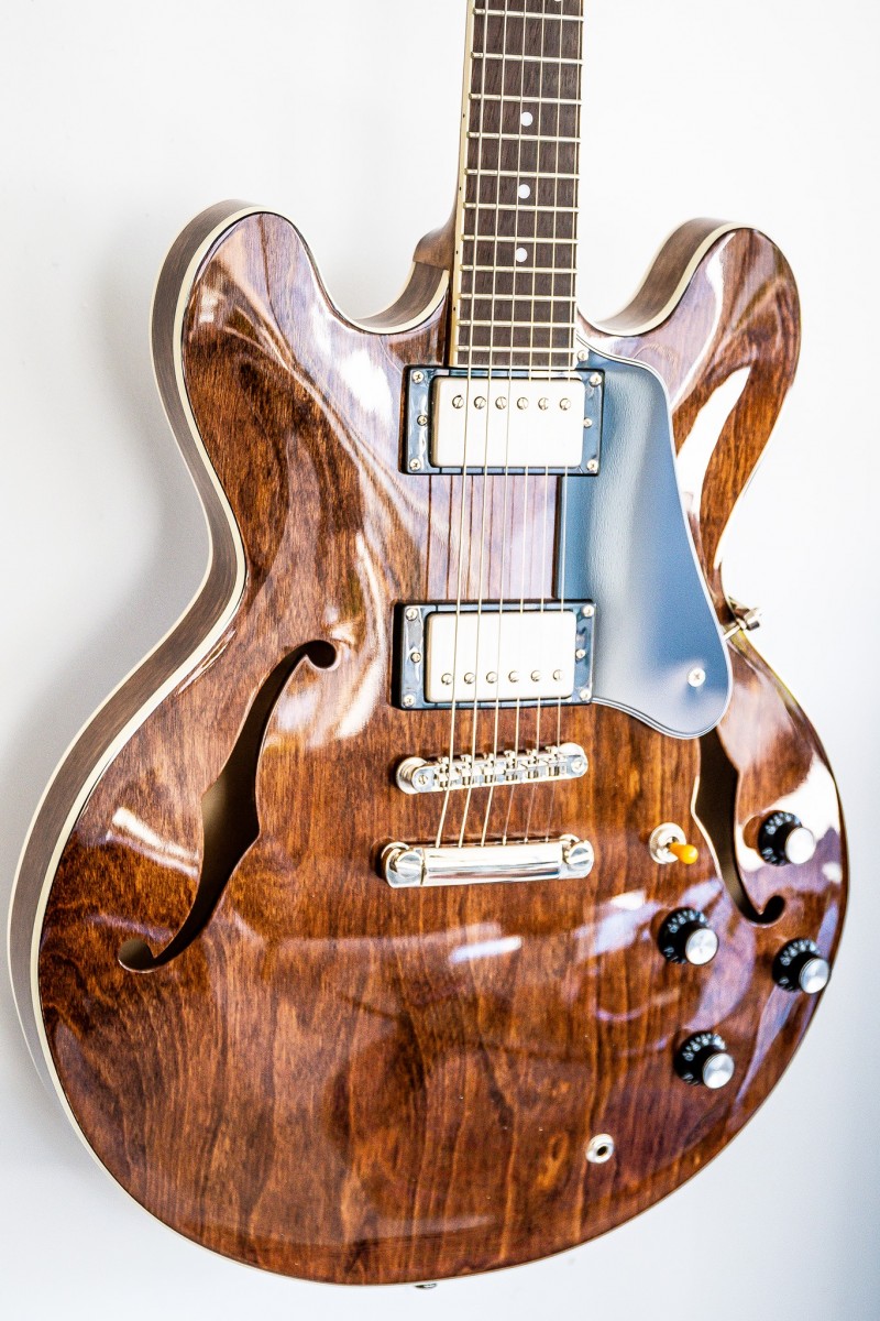 SeventySeven EXRUBATO-STD-JT ABR semi-hollow electric guitar | Japa
