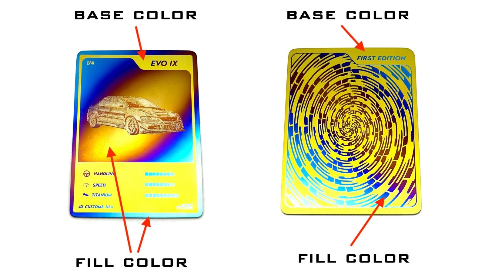 JDC Custom Trading Cards - Your Own Unique Titanium Card! | JD