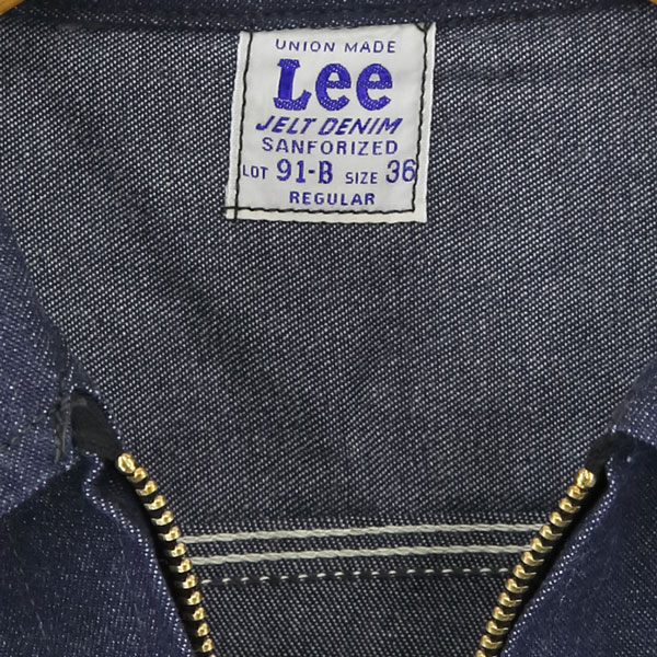 Lee The Archives 50'S 91-B LM6419 ジッパージャケット ジェルト