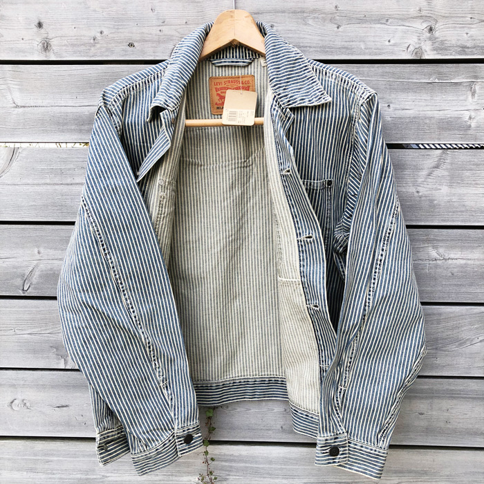 LEVI'S サンライズトラッカージャケット ヒッコリーストライプ A4820