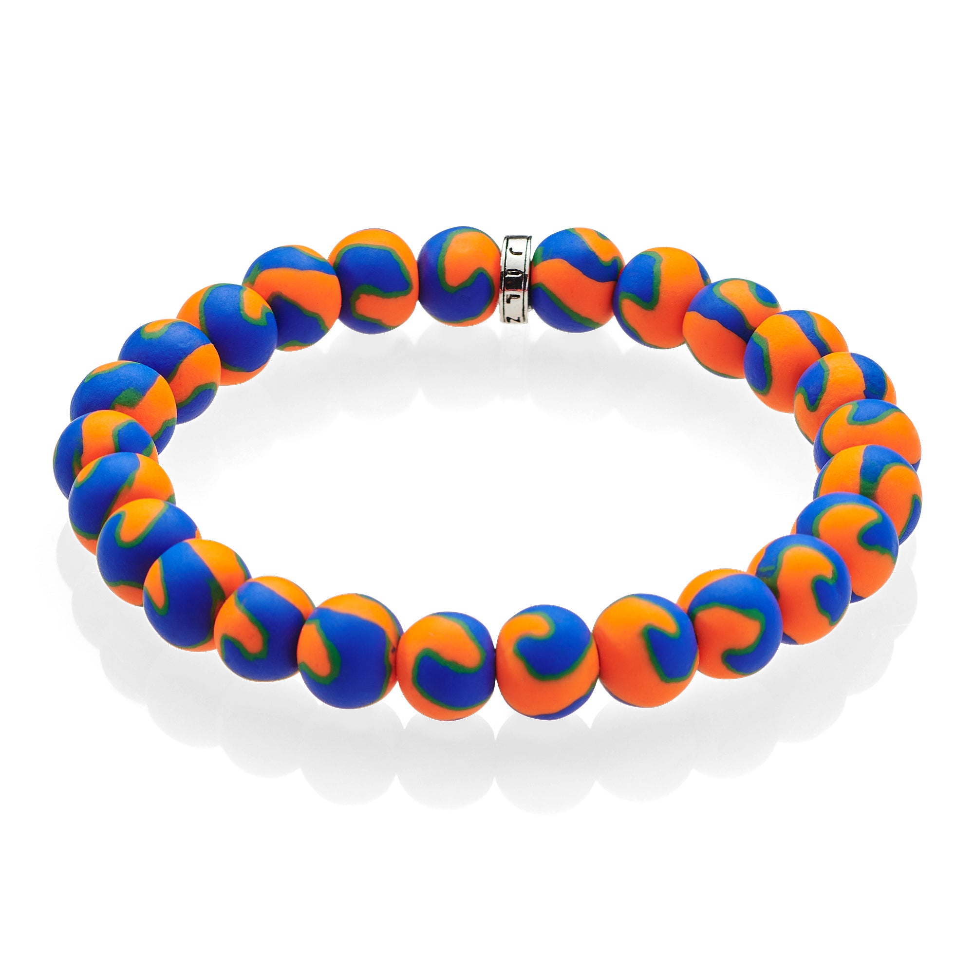 Blue-Orange-Green Game Day Bracelet - JILZARAH