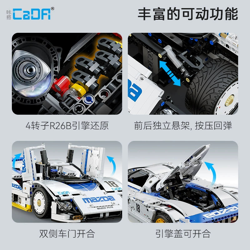 1797 pcs CaDA C63007 Mazda 787B 1:10 – Joy Bricks