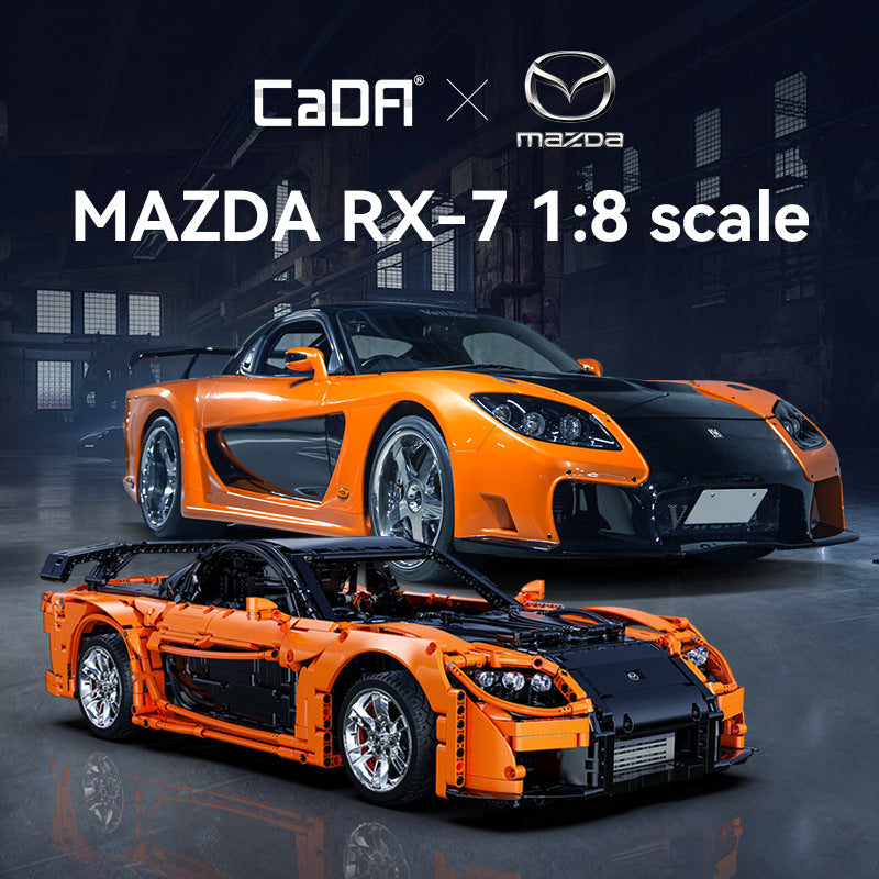 3182 pcs CaDA C61502 Han's Mazda RX-7 VeilSide Fortune 1:8 – Joy
