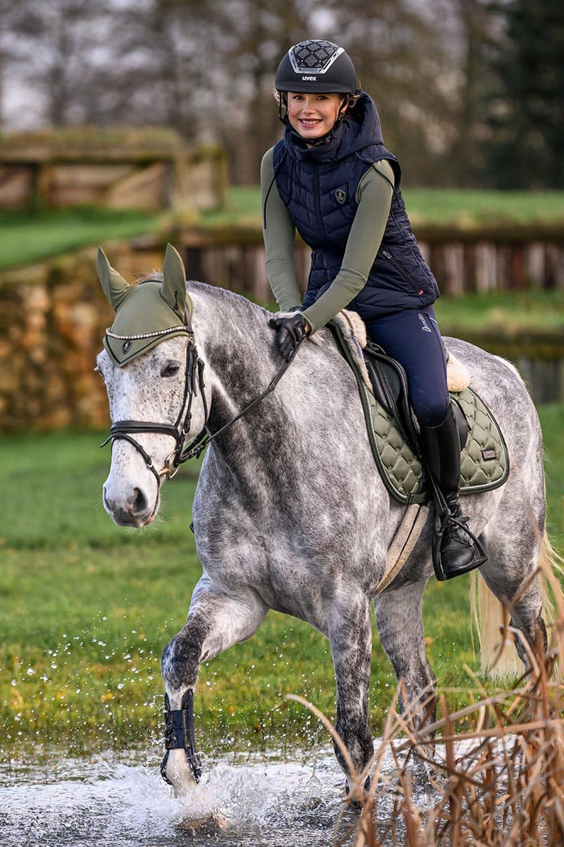 カーキ/L】cavallo 乗馬ブルゾン 送料無料 cavallo カバロ レディース
