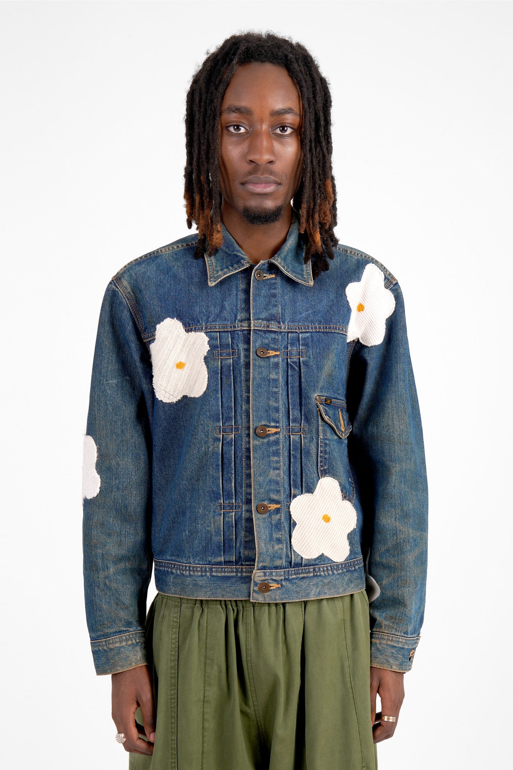 Flower Denim Jacket – Joshua Samuels