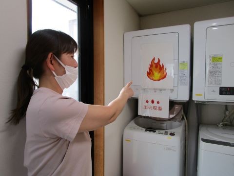 しらさぎ）『消防訓練（災害時の対応の確認）』の様子をご紹介