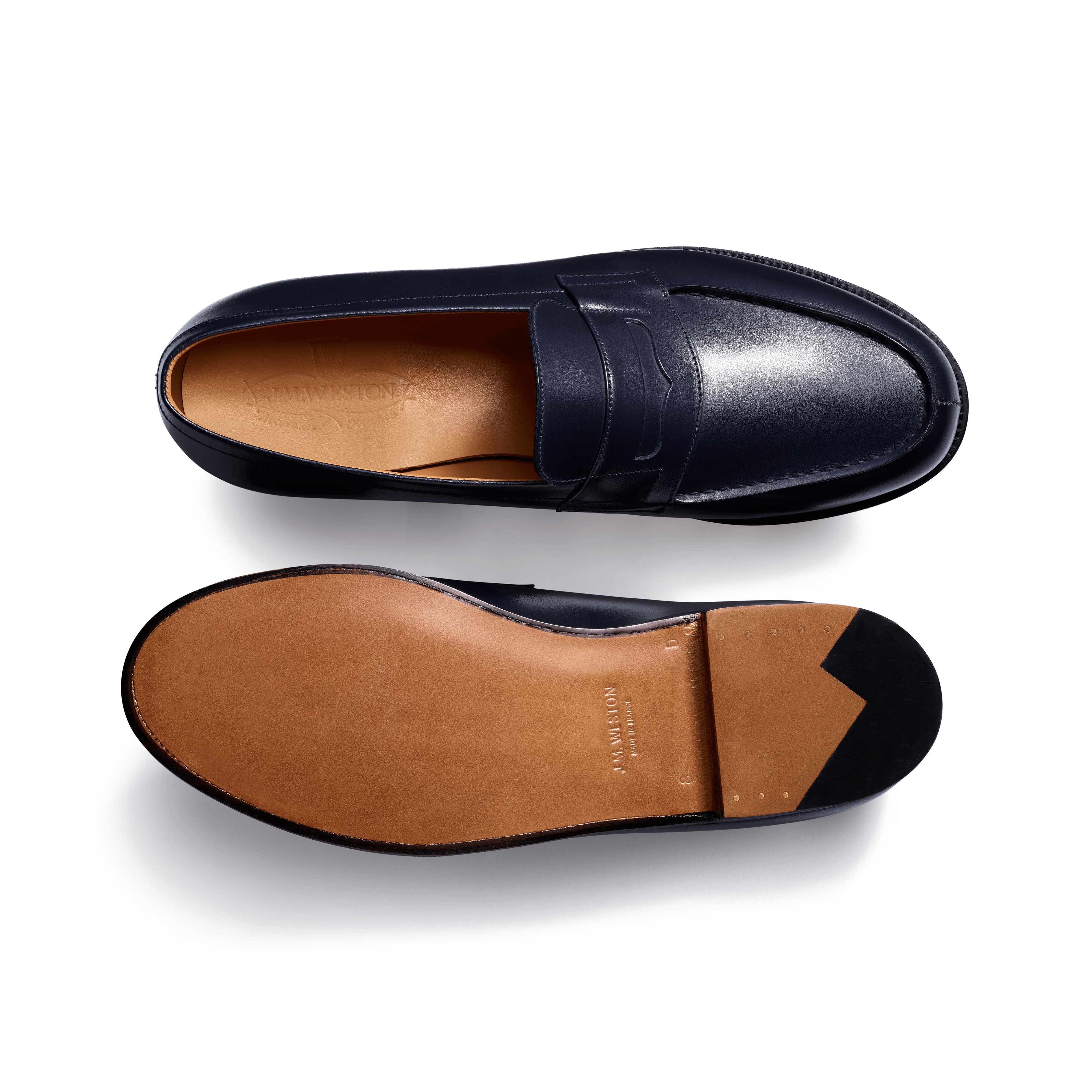 靴 JM WESTON 641 Golf boxcalf NAVY 靴 JM WESTON 641 Golf boxcalf