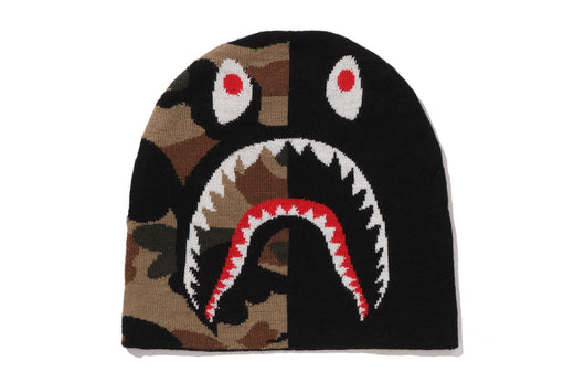 1ST CAMO SHARK KNIT CAP | bape.com