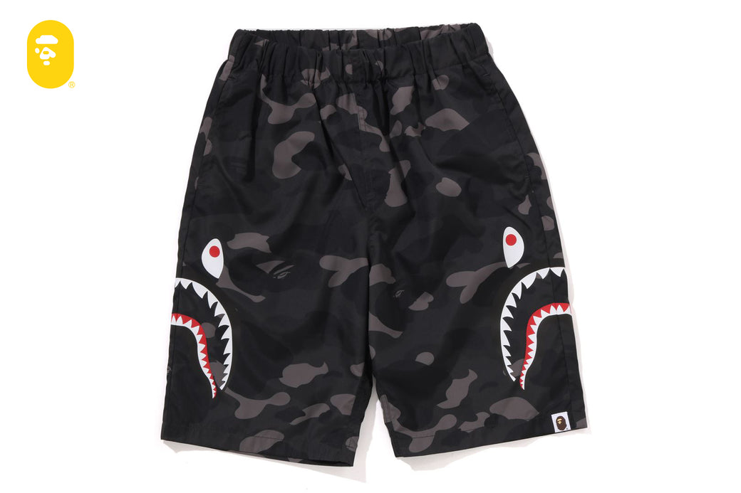 COLOR CAMO SIDE SHARK BEACH SHORTS | bape.com