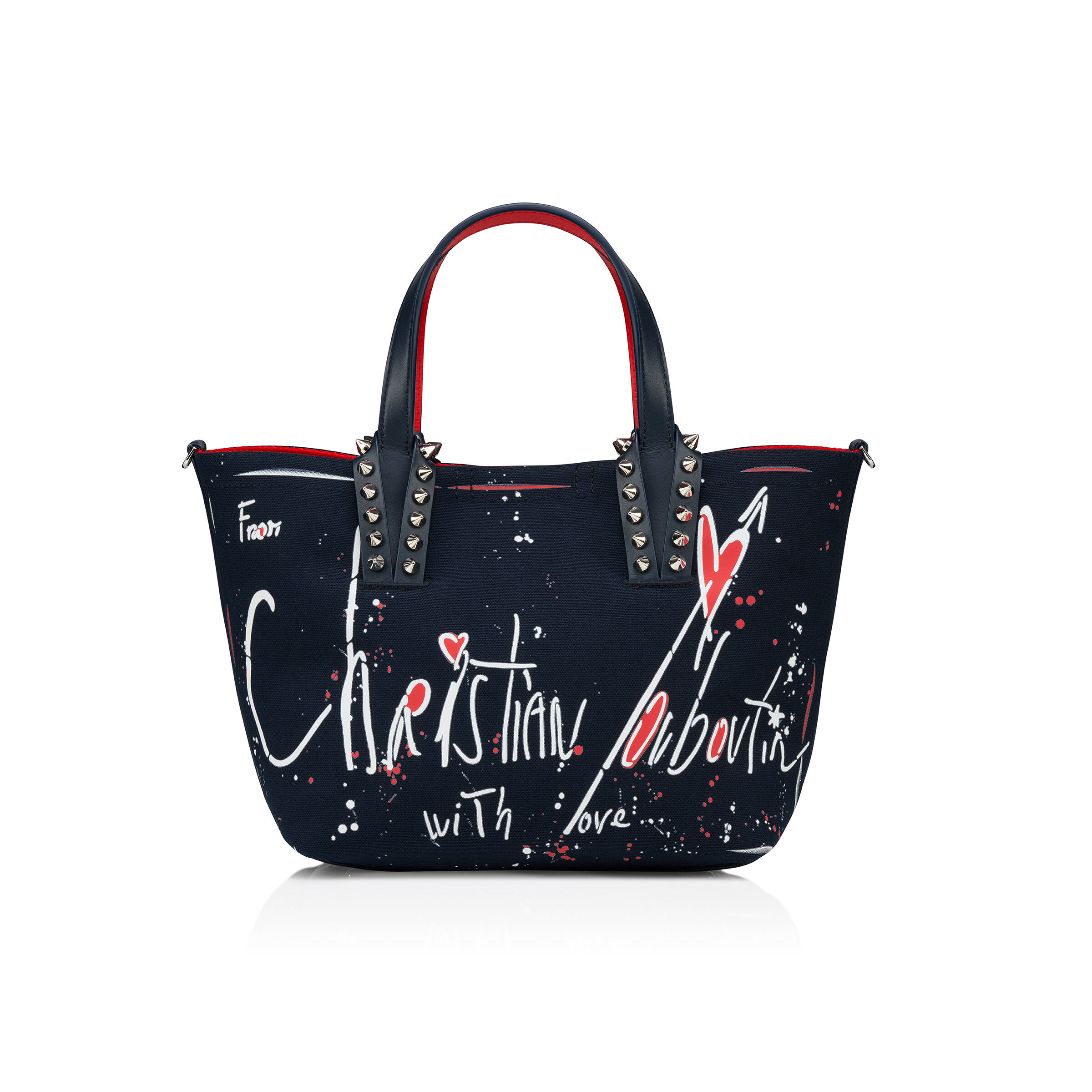 Cabata mini - トートバッグ - コットン - ネイビー - Christian Louboutin