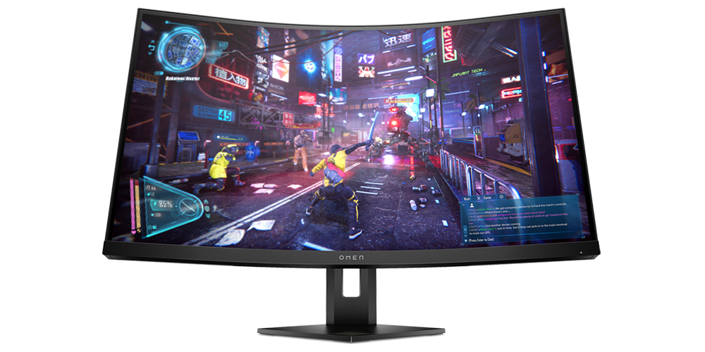 OMEN 27c QHD カーブド 240Hz ゲーミングディスプレイ | 日本HP