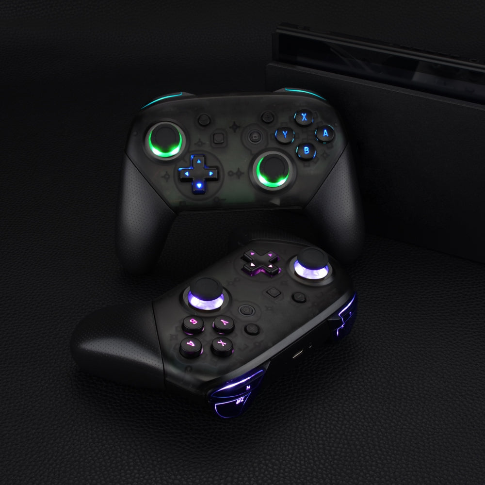 eXtremeRate Nintendo Switch Proコントローラー用マルチカラー発光